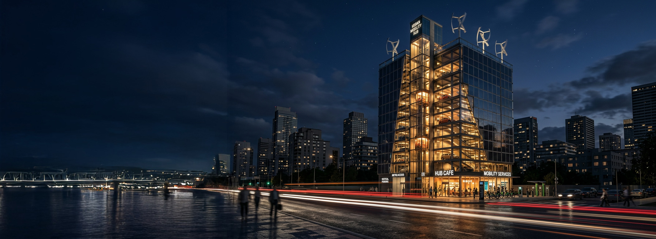 Mobility Hub Außenansicht